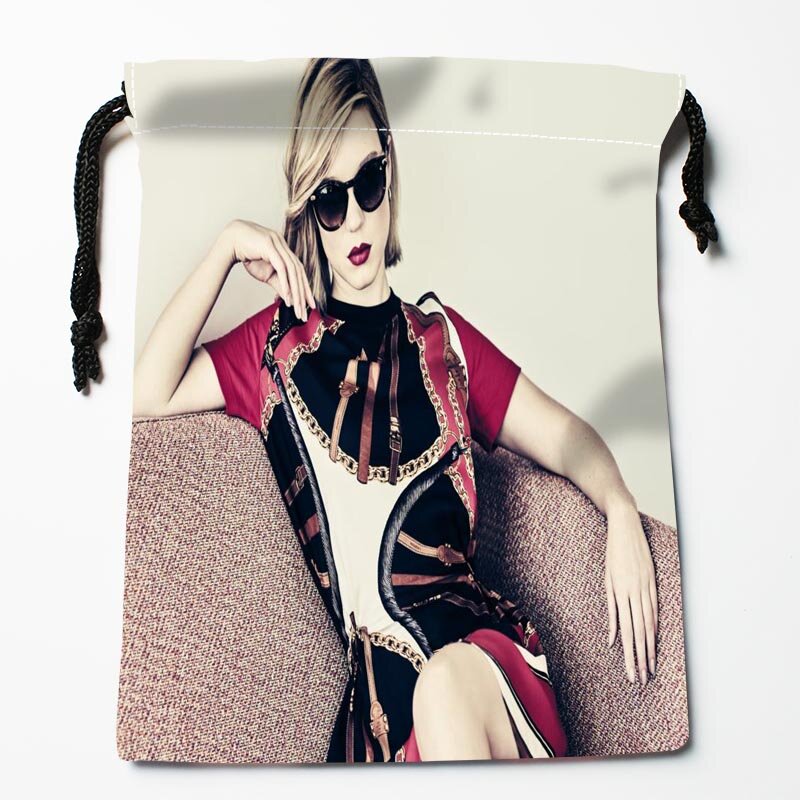 Nieuwe Aankomen Lea Seydoux Koord Tassen Custom Opbergzakken Gedrukt Gift Bags Meer Grootte 18*22Cm Diy uw Foto