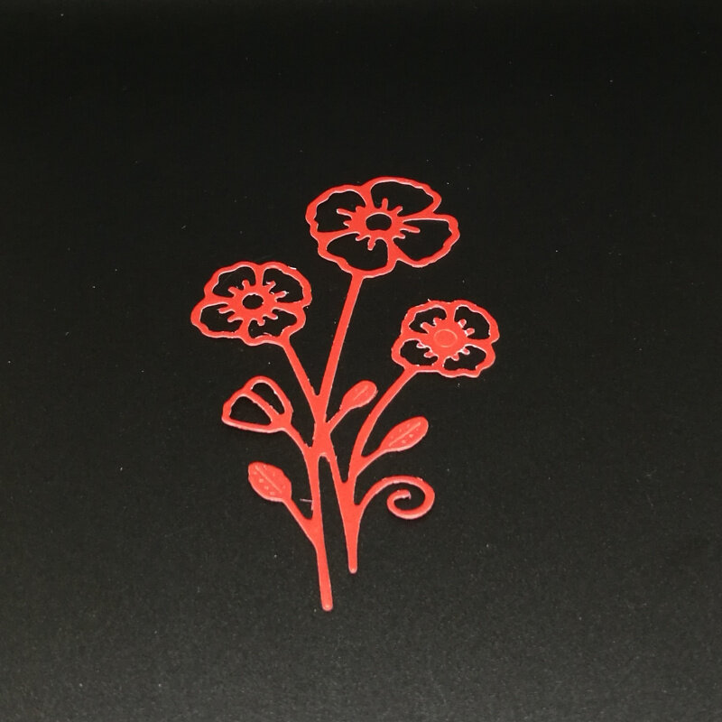ดอกไม้ตัดโลหะตาย Stencils สำหรับ DIY scrapbooking ตกแต่งลายนูน DIY กระดาษการ์ด