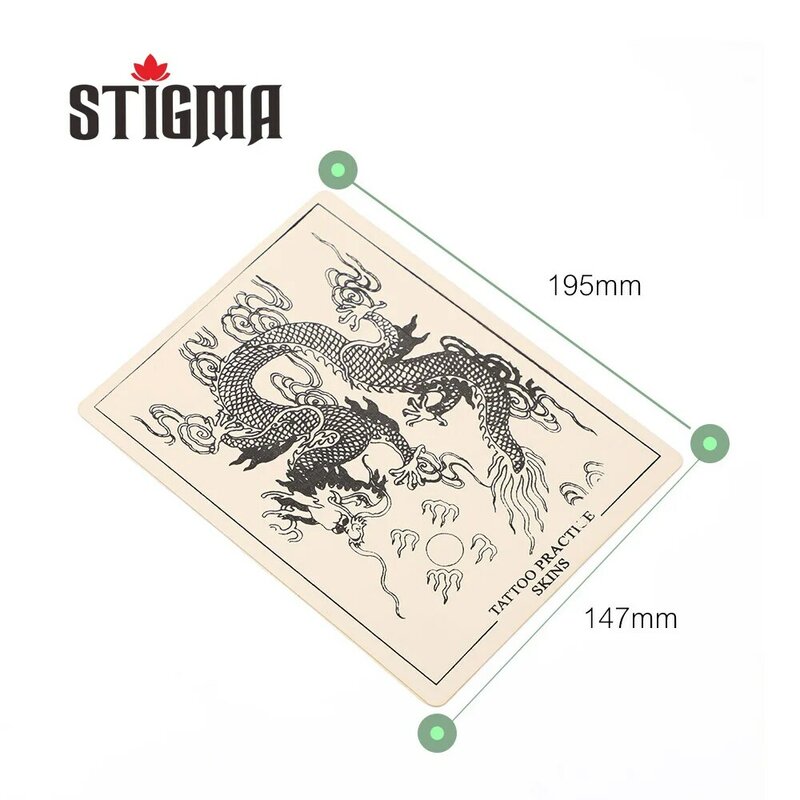 Stigma  Tattoo Machine 5pcs Stencil Practice Skin Silicone Reusable Plain No Picture Blank for Starter Accessories Art Small