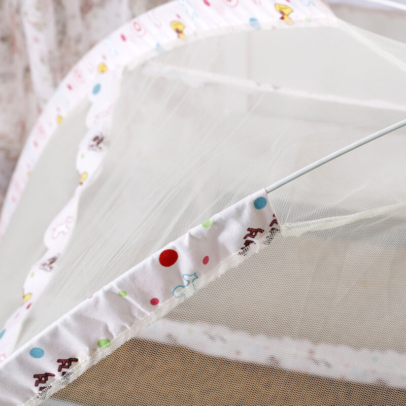 Podróży przenośne łóżeczko dziecięce siatki siatka poliestrowa składany wózek dla dziecka moskitiery lato bez dna dla dzieci do spania dla niemowląt moskitiera