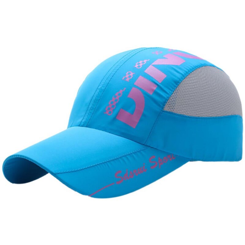 الصيف سريعة الجافة شبكة قبعات بيسبول طباعة إلكتروني البيسبول قبعة كروية قابل للتعديل الصيد الرجال قبعة القطن تجريب Gorras 6 ألوان T7