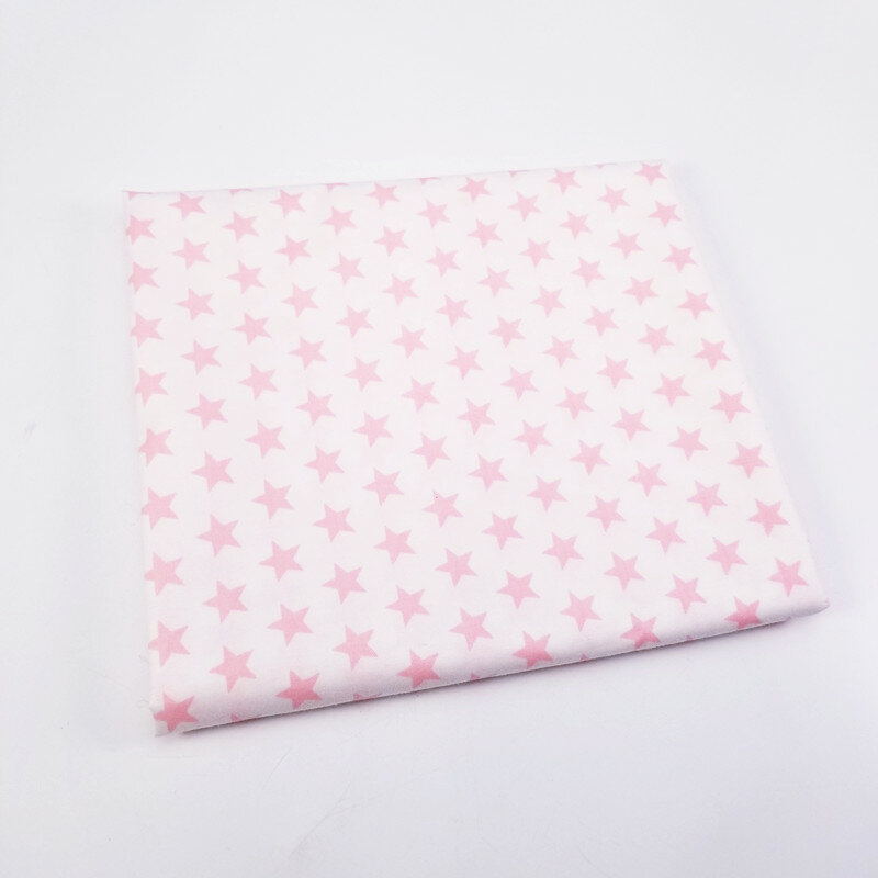 Cotton Twill Fabric Pink Cute Printed Patchwork Cloth DIY Sewing Quilted Dormitory Sheets Clothing Designed For Babies & Child