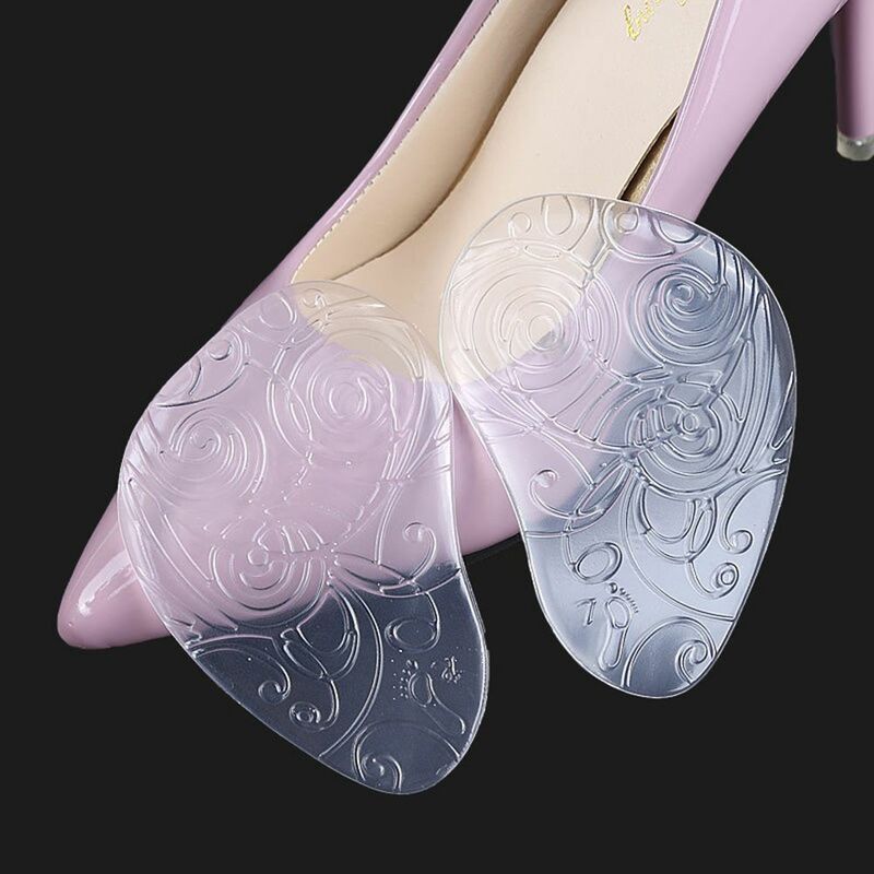 1 pair Sole High Heel Foot Cushions Forefoot Anti-Slip Insole Breathable Shoes Pad Soft Inserts Insoles