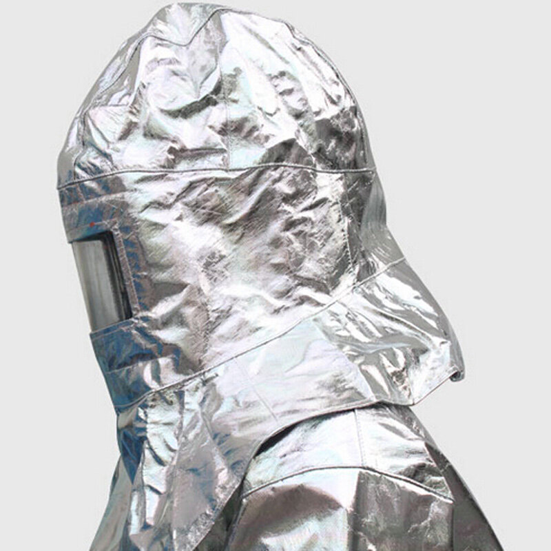 New 1000 Degree Thermal Radiation Heat Resistant Firefighter Uniform Aluminized Aircraft Rescue Fire Fighting Approach Suit
