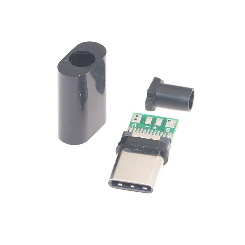 5/10 pcs 많은 유형-C Mirco USB3.1 커넥터 잭 꼬리 남성 플러그 전기 터미널 4 핀