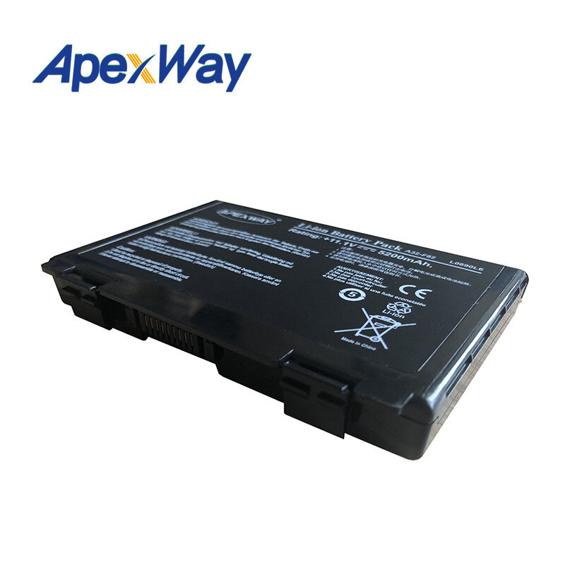ApexWay 11.1V Batteria Del Computer Portatile per Asus a32-f82 a32-f52 a32 f82 F52 k50ij k50 K51 k40in k50ab k50id k50ij K40 k50in k60 k61 k70