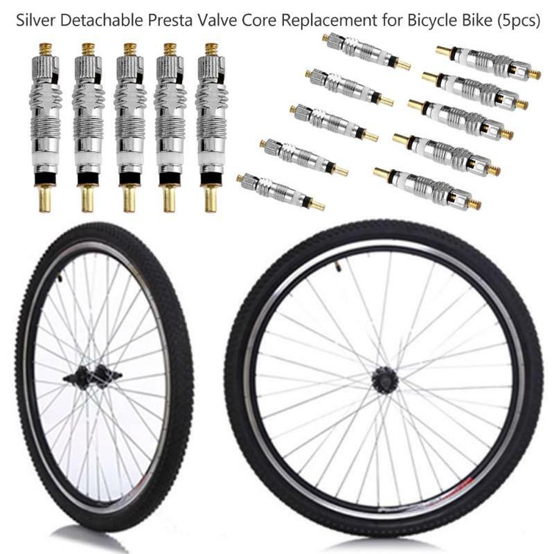1-50 pcs Valve Core Presta To Schrader French Air Pump Bicycle Bike Valve and Removal Tool Bicycle Accessories Valve Core Tools