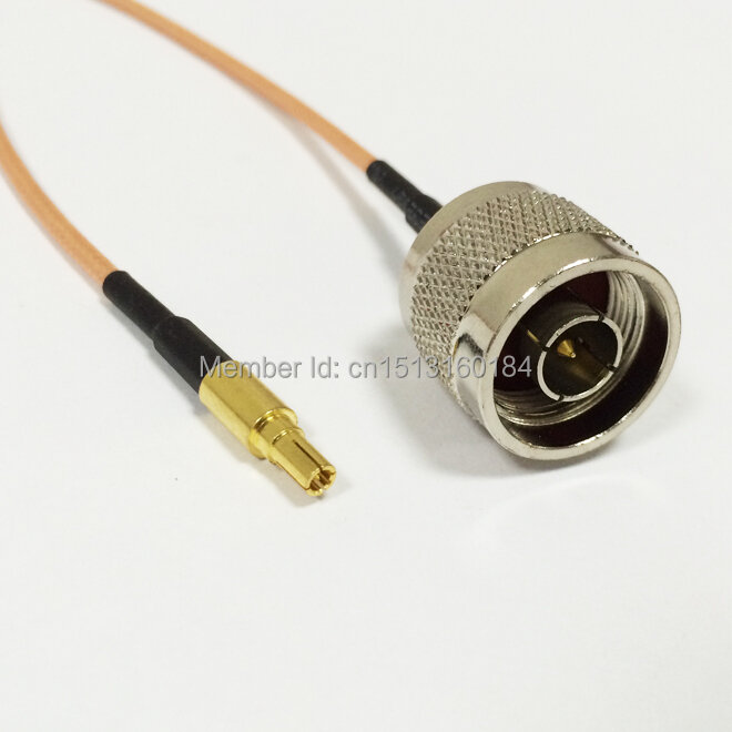 New  Wireless Modem Cable N  Male Plug  To  CRC9 Male Plug  Connector  RG316 Wholesale Fast Ship 15CM 6"