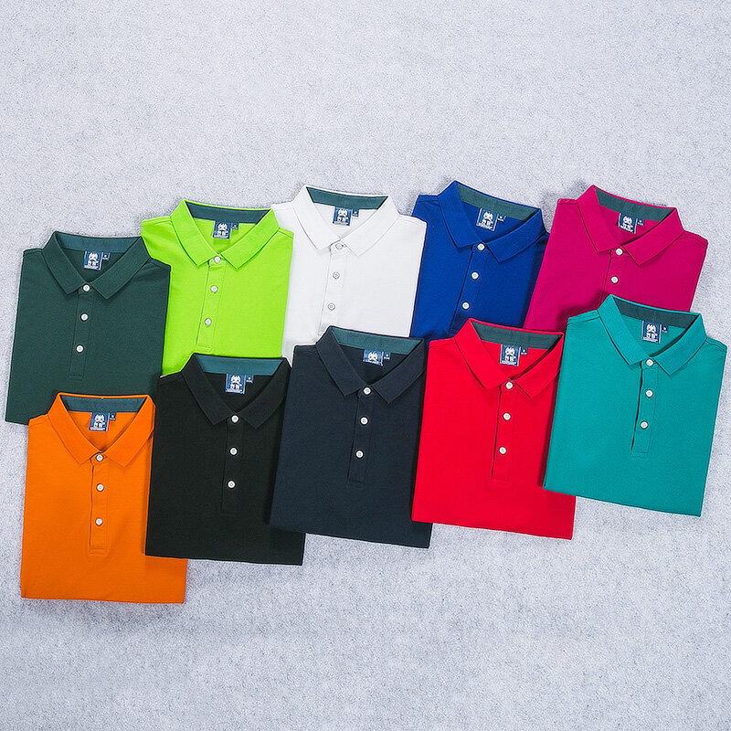 Custom Printing DIY Personalised Polo Shirt Full Color Text Logo Print Work Uniform Workwear Company