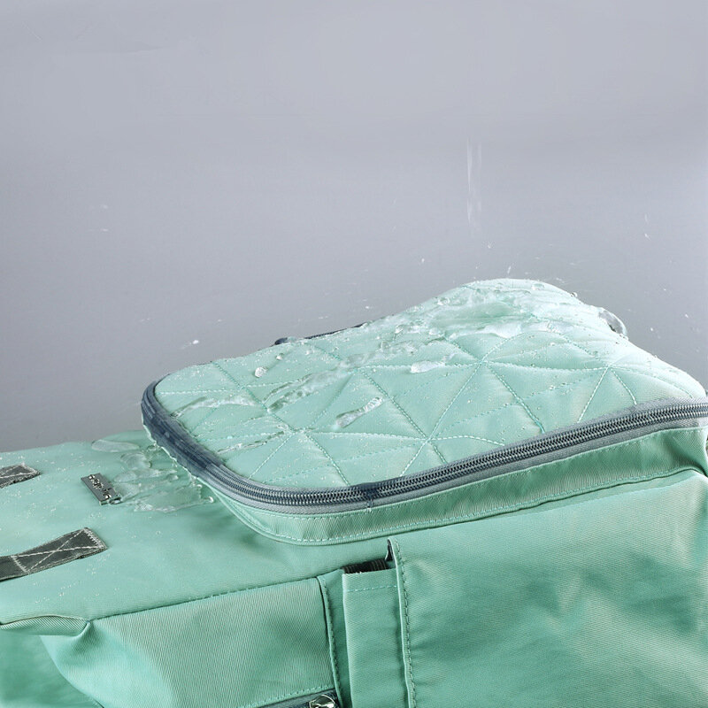 Bolsa de fralda multifuncional, mochila de viagem para cuidados com a mamãe e bebê, lavável, bolsa amamentadora para carrinho de mamãe e maternidade