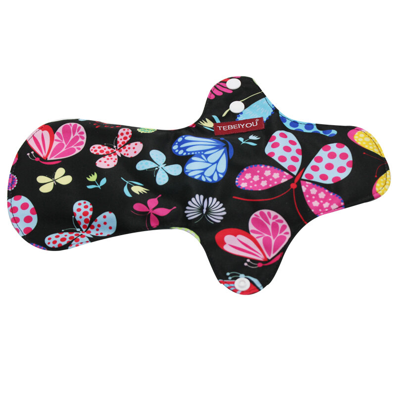 New Color Reusable Mama Cloth Menstrual Sanitary Pads Heavy Flow Night Woman Period Pads