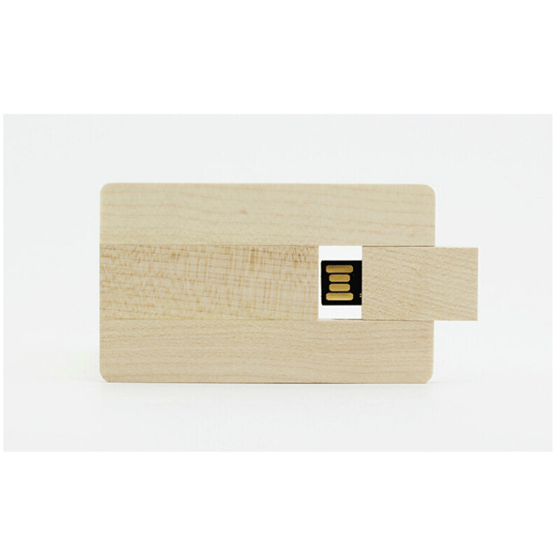 Clé USB personnalisable avec logo en bois d'érable, 4/8/16/32/64 go, personnalisation gratuite de plus de 10 pièces