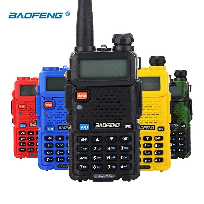 BaoFeng اسلكية تخاطب UV-5R اتجاهين cb راديو ترقية النسخة baofeng uv5r 128CH 5W VHF UHF 136-174Mhz و 400-520Mhz