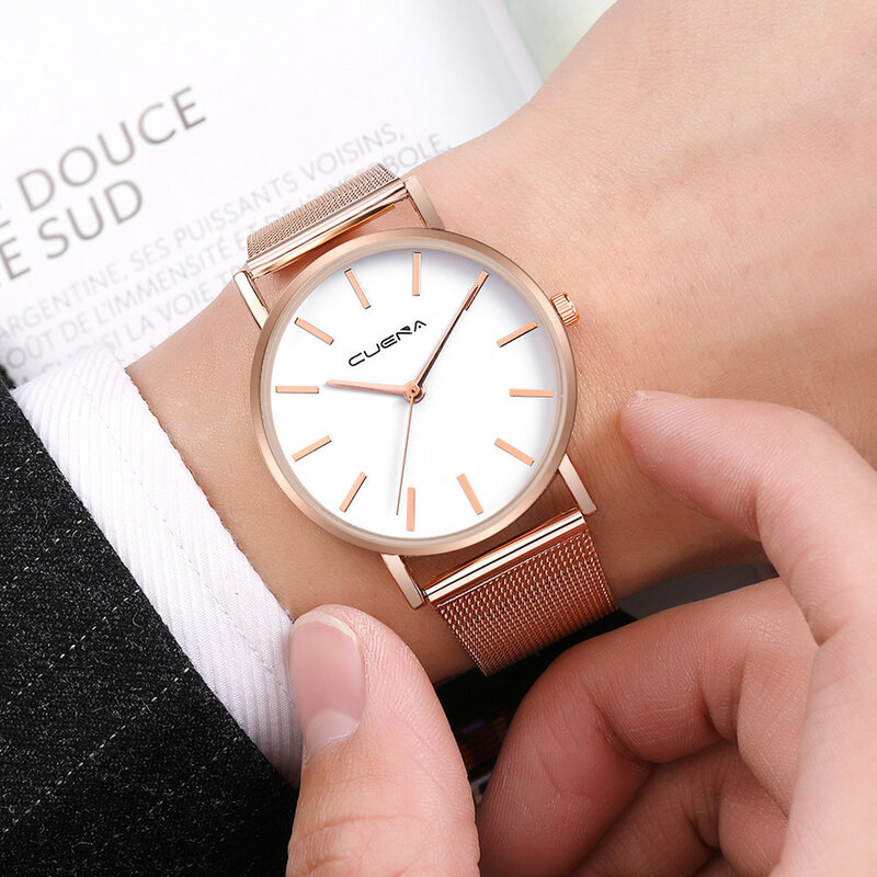 Mężczyźni zegarek luksusowy zegarek kwarcowy tarcza ze stali nierdzewnej bransoletka zegarek na co dzień mężczyzna nowy nabytek w męskie zegarki na rękę relogios masculinos
