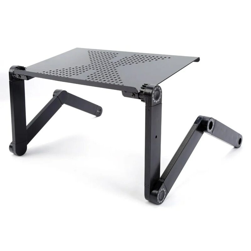 Suporte de mesa portátil ergonômico, mesa dobrável para cama e laptop