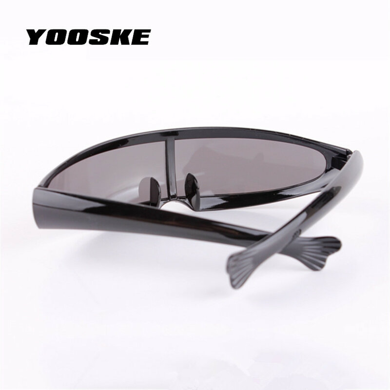 YOOSKE X-نظارات شمسية فردية للرجال ، عدسات ليزر زئبقي ، نظارات سفر مقاومة للرياح ، نظارات روبوتات