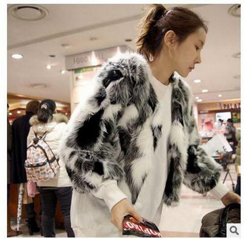 Jaqueta feminina de pele sintética, casaco curto de pele para mulheres, tamanhos p/9xg, inverno e outono