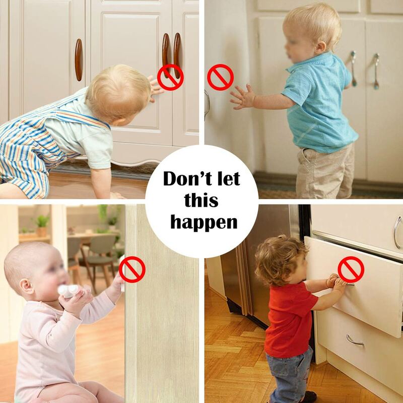Cerraduras magnéticas para protección de niños, seguridad para bebés, pestillo de cajón, tope de puerta para armario, limitador de bloqueo
