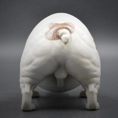 Seni dan Kerajinan Model Bulldog Inggris Jahat Kerajinan Resin Hadiah Bisnis Dekorasi Mobil