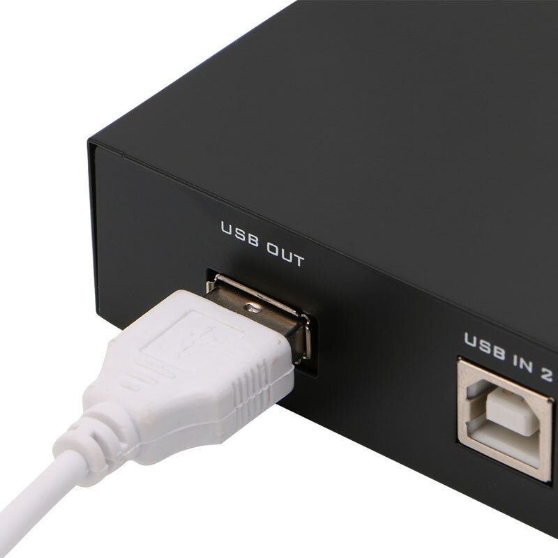 2 porty USB2.0 udostępnianie urządzenia przełącznik Adapter do przełącznika Box na PC drukarka, skaner 10166