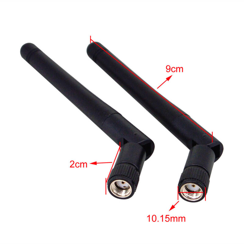 2PCS/lot 2.4GHz 3dBi WiFi 2.4g Antenna Aerial RP-SMA Male wireless router+ 17cm PCI U.FL IPX to RP SMA Male Pigtail Cable