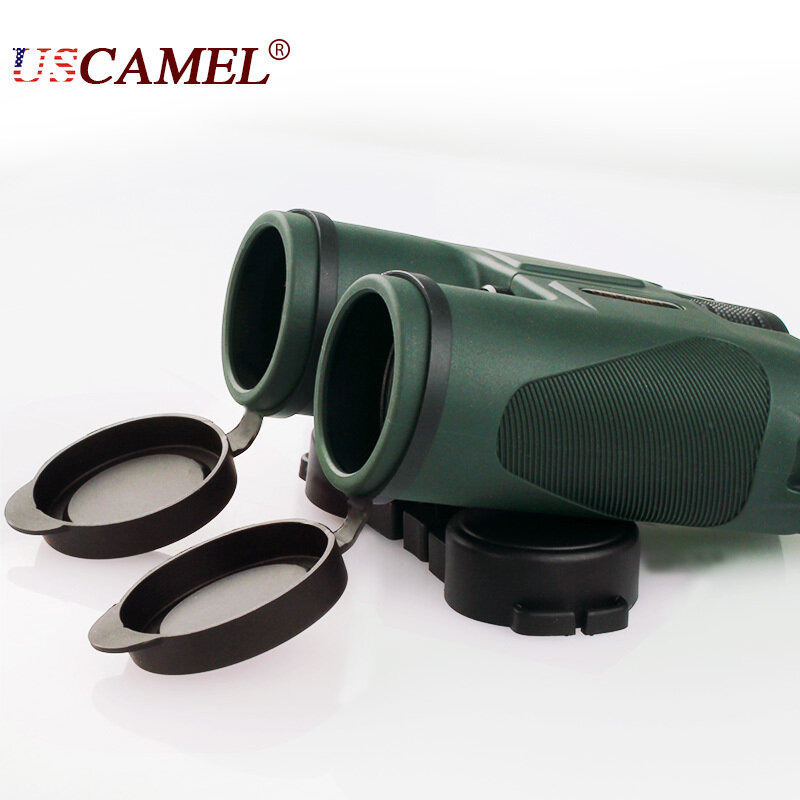 Binoculares profesionales para caza HD 10x42 tipo militar zoom telescópico visión de alta calidad ocular sin infrarrojos color verde USCAMEL