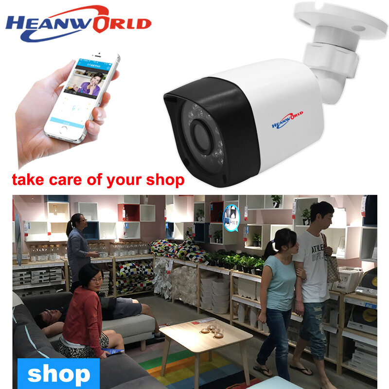 هيانورلد IP كاميرا 2 mp في الهواء الطلق كامل كاميرا شبكية عالية الوضوح 1080p الأمن كاميرا صغيرة رصاصة كاميرا مراقبة للرؤية الليلية كاميرا تلفزيون...
