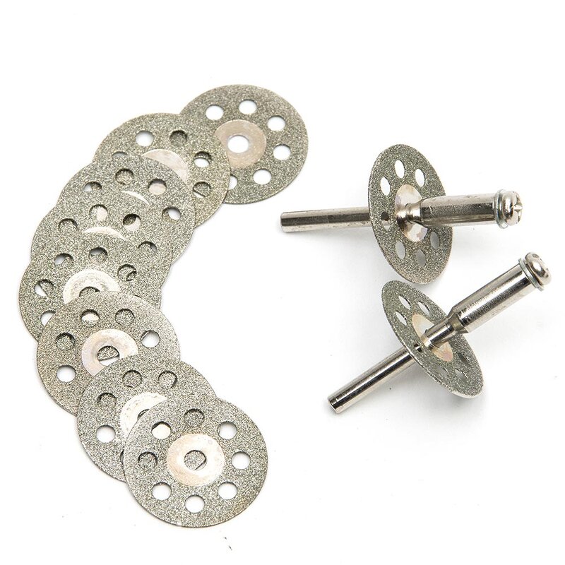 Disques de coupe en diamant 10x20mm, outil pour couper la pierre, disques abrasifs, accessoires d'outil rotatif dremel