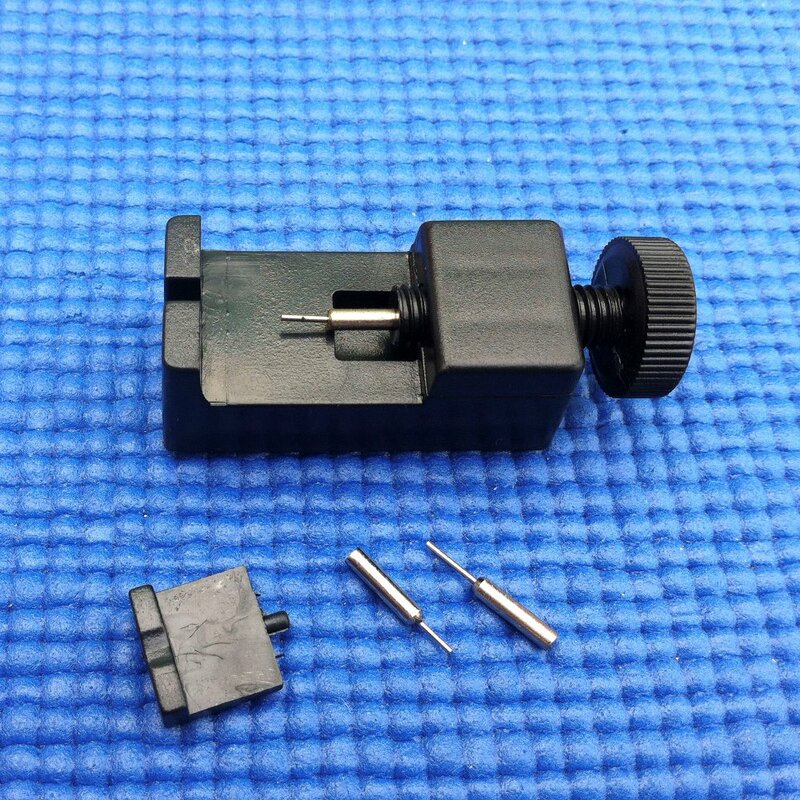2 pçs de pulseira link pino removedor cinta ajustando ferramenta de reparo ajustável removedor relógio banda fabricantes ferramenta reparo