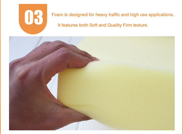Seat Replacement Foam Sheet/Padding Upholstery Foam Cushion High Density Sponge 24" Width x 80" Length  60x200cm