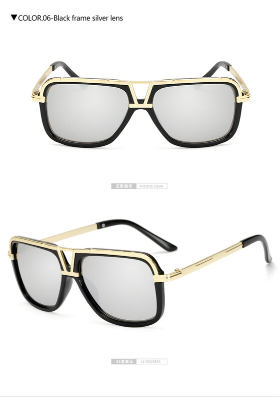 DesolDelos Men's Sunglasses New Big Frame Goggle Summer Style Brand Design Sun Glasses Gafas De Sol UV400 2019 New