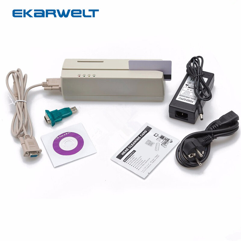 MCR200 المغناطيسي EMV الذكية IC شريط رقاقة بطاقة القارئ/الكاتب مع SDK ل مقام HiCo المسار 1 2 3