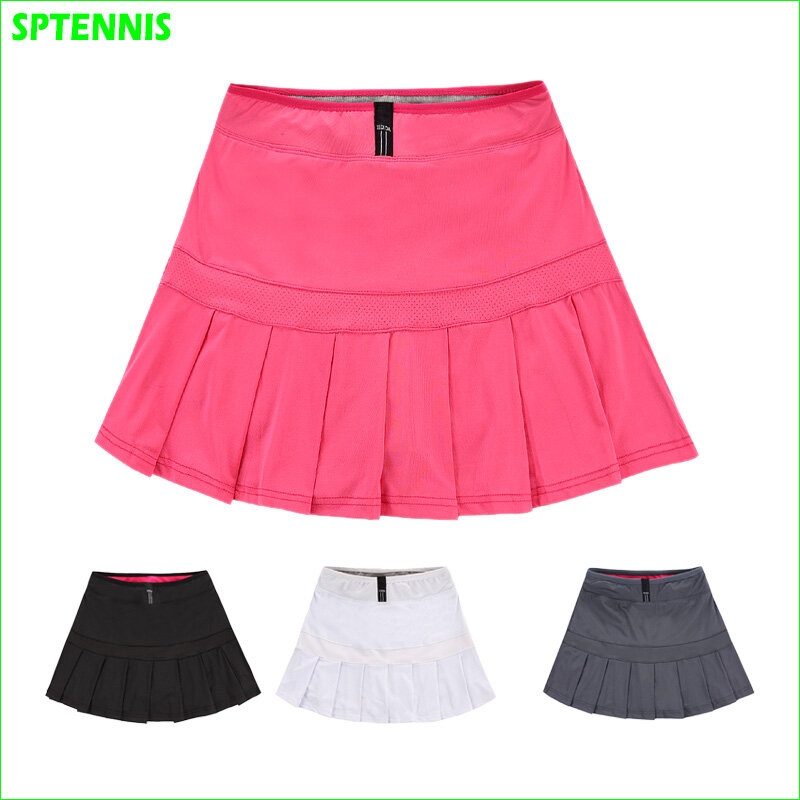 Sportowe spódnice do tenisa kobieta plisowana spódnica z linii a do badmintona siatkówka taniec doping anty-ekspozycja