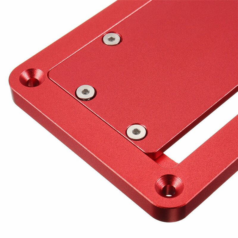 Nuova sega circolare elettrica Flip Cover Plate Flip-Floor Table piastra di copertura speciale piastra di inserimento in alluminio regolabile per sega da tavolo