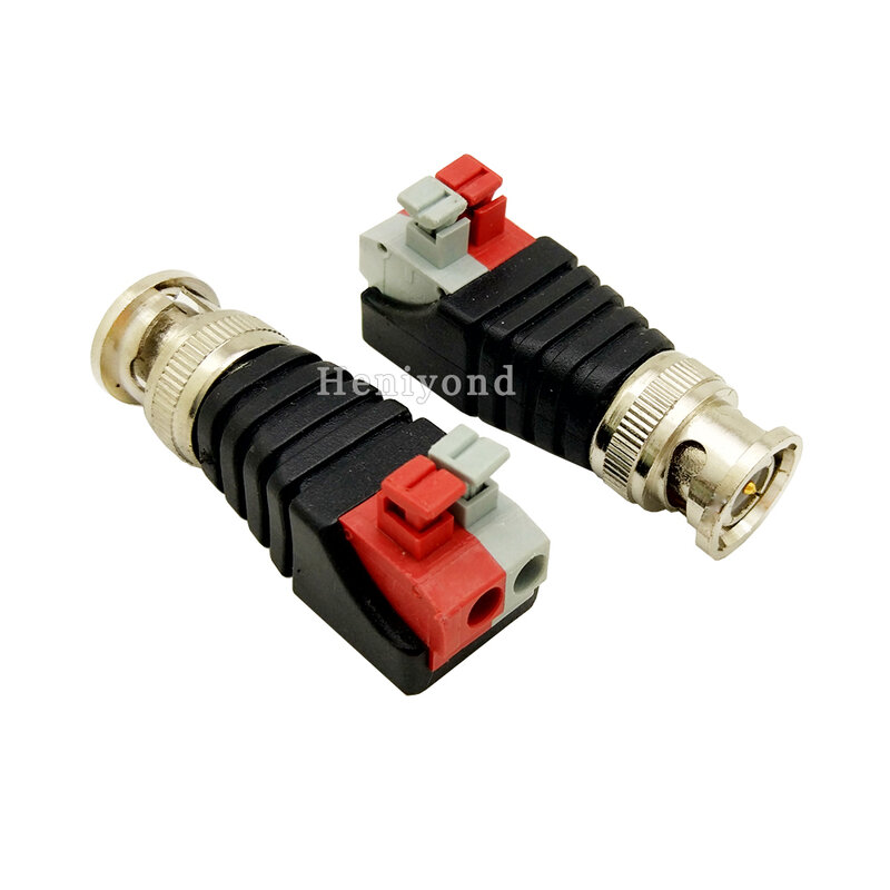 5PCS Coaxial Coax BNC Connector Coax BNC Twist with Push Fastening Type For CCTV Camera