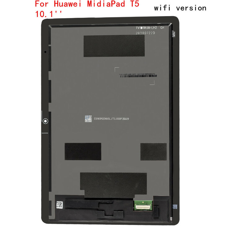 화웨이 MediaPad T5 10 AGS2-L09 AGS2-W09 LCD 디스플레이 터치 스크린 디지타이저 어셈블리 AGS2-L03 교체 어셈블리 10.1