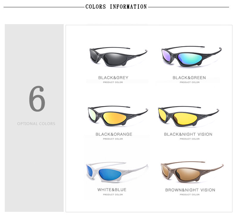 2019 design da marca óculos de sol polarizados anti-reflexo óculos de condução para homem lente masculino gafas de sol g106