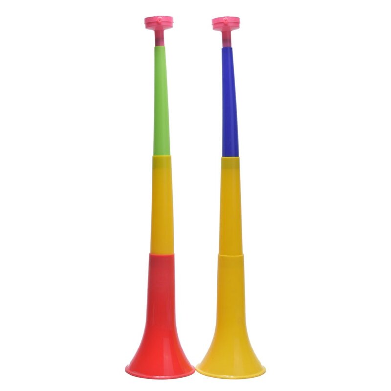 Colore casuale coppa europea strumenti musicali stadio di calcio rimovibile clacson Vuvuzela Cheerleading horn Kid tromba giocattolo