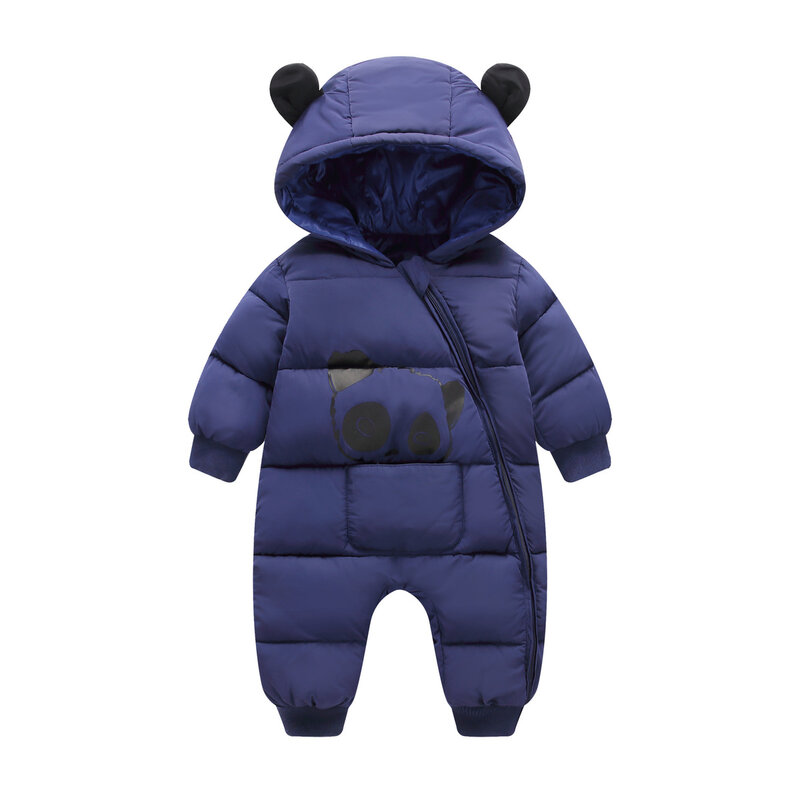 Baby boy girl Clothes 2020 New born Winter Hooded Rompers Thick Cotton Outfit Newborn Jumpsuit Children Costume toddler romper