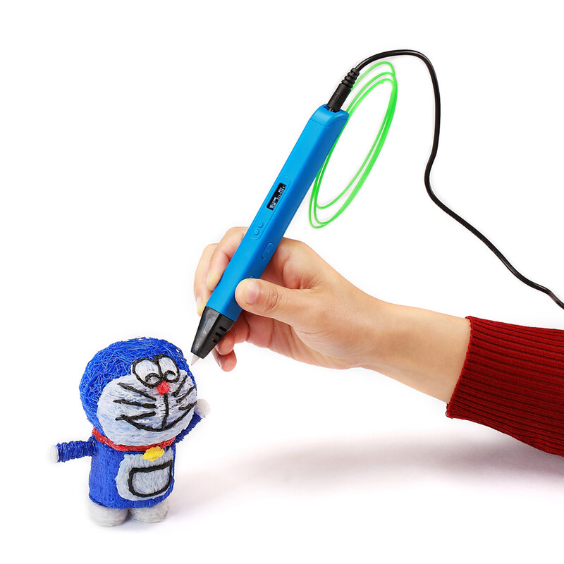 RP800A penna da stampa 3D con Display OLED penna da disegno 3D professionale per scarabocchiare artigianato artistico e giocattoli educativi