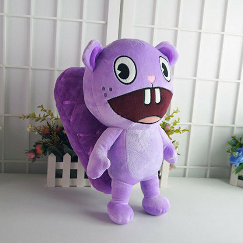 Happy Tree Friends plush dolls Anime Toothy plush toys 37cm soft pillow high quality for gift