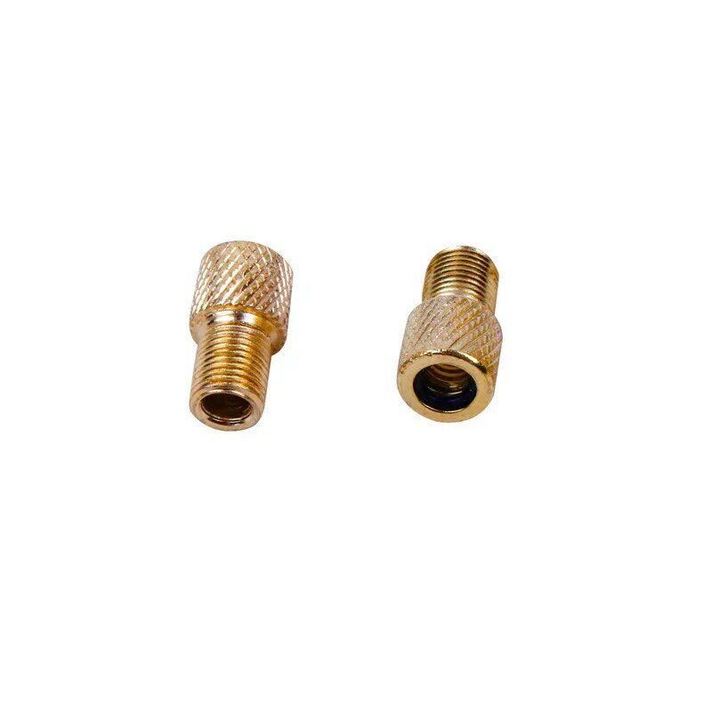2pcs Pump Bicycle Convert Presta To Schrader Copper Bike Air Valve Adaptor Adapters Wheels Gas Nozzle Tube Cycling Tool
