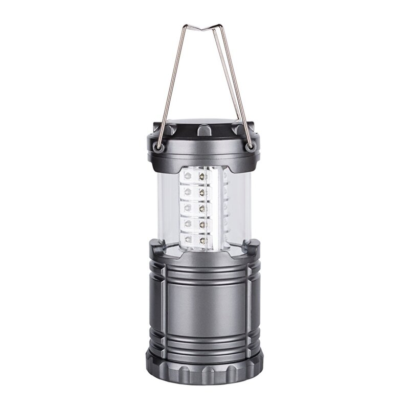 Lanterne suspendue Portable et légère à 30 LED, idéale pour le Camping, la randonnée ou les urgences