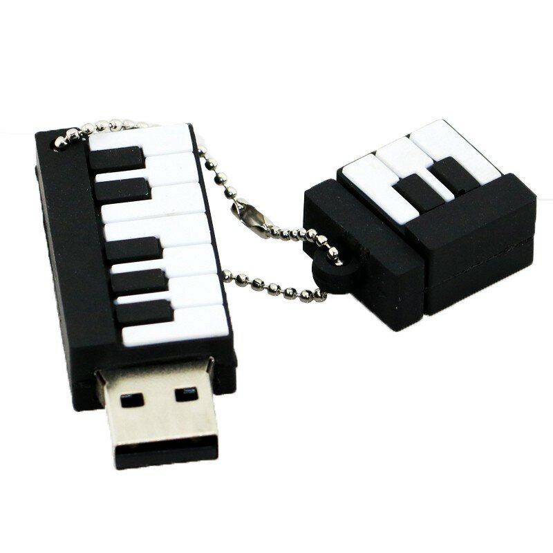 USB عصا الكرتون الغيتار حملة القلم 4G 8GB 16GB 32GB 64GB ذاكرة عصا آلات موسيقية بندريف الإبداعية هدية محرك فلاش usb