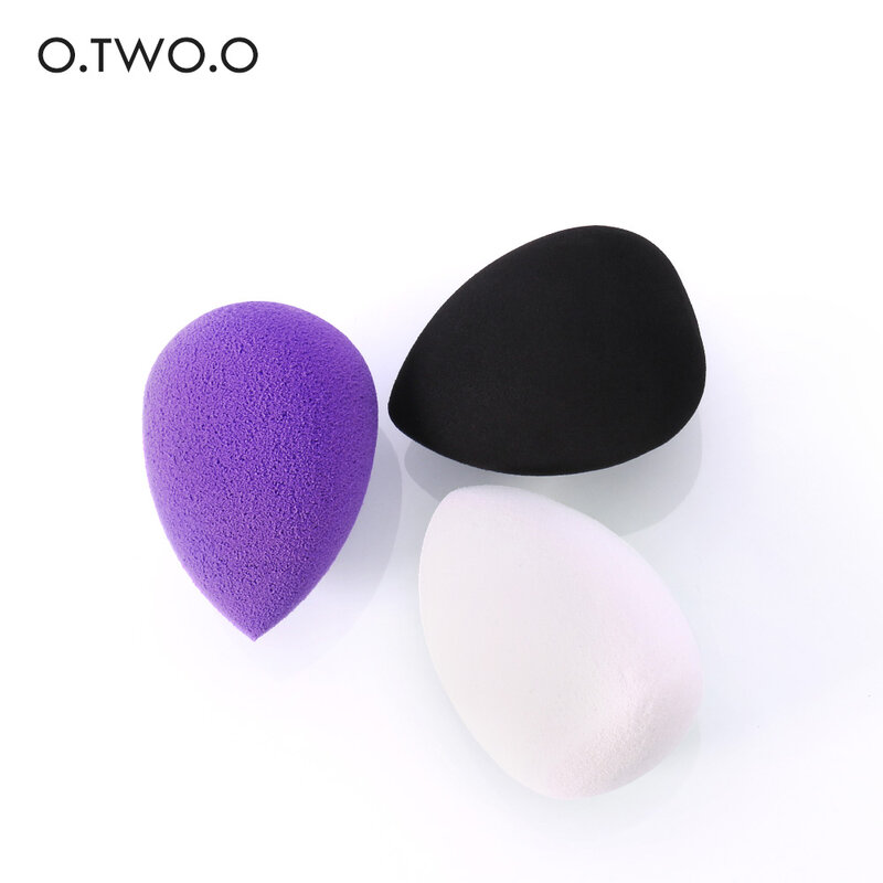 O.TW O.O-esponja de maquillaje, base cosmética, esponja de hojaldre, licuadora cosmética de agua, mezcla de polvo, esponja de maquillaje suave