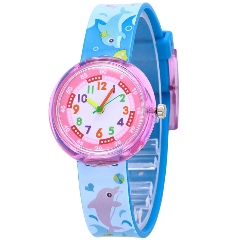 腕時計キッズ11デザインクリスマスギフトかわいいフラワーガール腕時計の子供のファッション腕時計スポーツゼリー漫画新boyreloj infantil