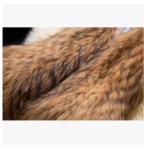 ผู้หญิงลำลองยาวแขนยาวเสื้อขนสัตว์หญิงFaux Furเสื้อกั๊กColete Femininoขนสัตว์เสื้อกั๊กVeste Femme K472