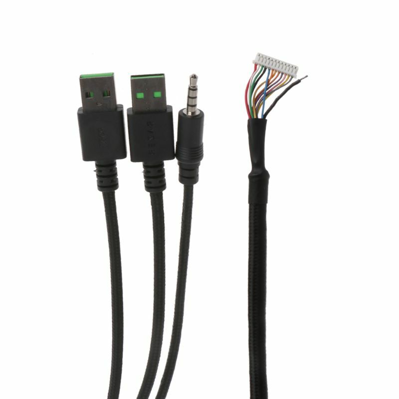 Прочная нейлоновая плетеная линия USB механическая клавиатура кабель Замена провода для Razer BlackWidow Chroma V2 механическая клавиатура