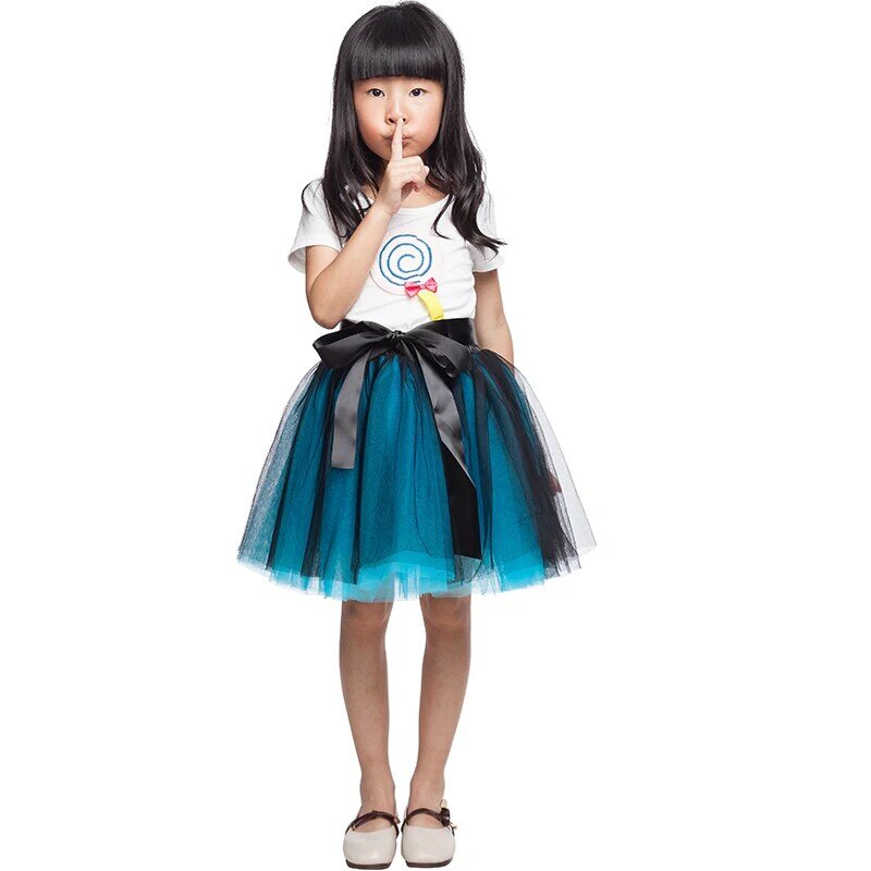 exclusive customization Tutu Skirts For Girls Skirt Kids Princess Tulle Skirts Lovely Ball Gown Pettiskirt Children Clothing