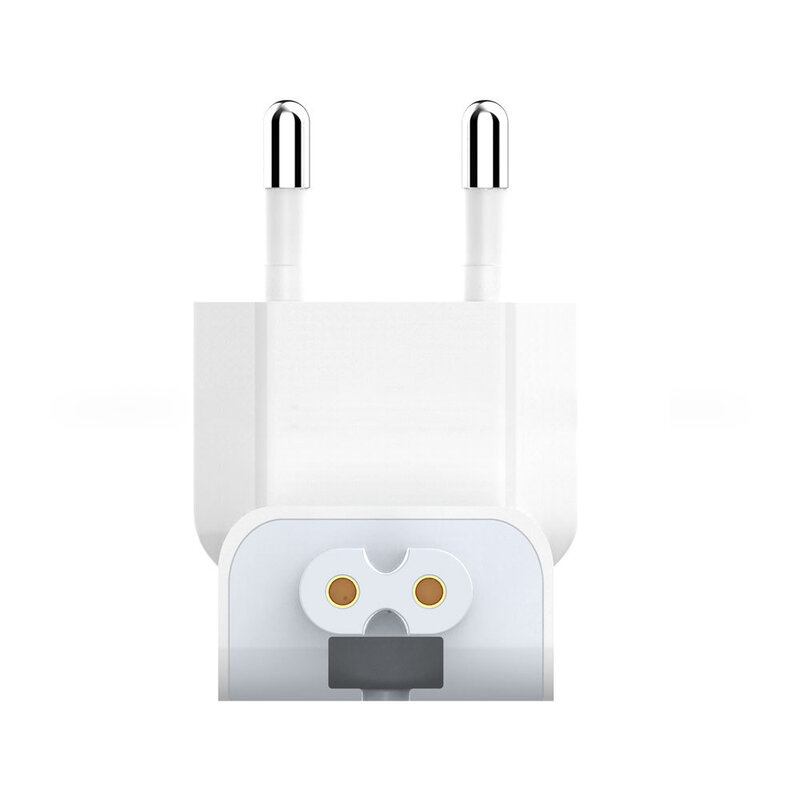 Euro Pin Plug AC Duck Head Power Charger EU Wall AC Plug Adapter For Apple MacBook Pro Air iPad Electrical Europa Duck Head